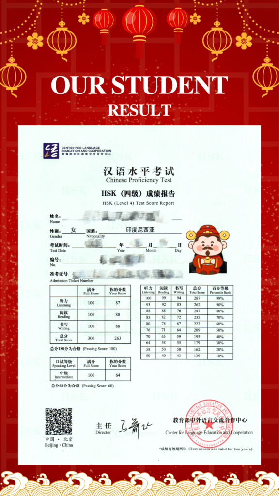 HASIL BELAJAR DI YAN QING